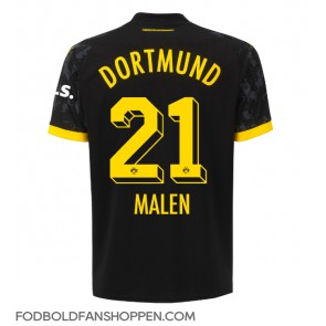 Borussia Dortmund Donyell Malen #21 Udebanetrøje 2023-24 Kortærmet